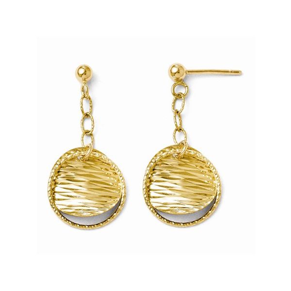 14K Yellow Gold Earrings J. Thomas Jewelers Rochester Hills, MI