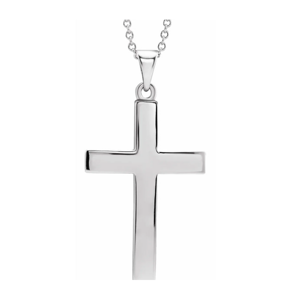 White Gold Cross J. Thomas Jewelers Rochester Hills, MI