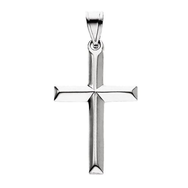 Flared Polished Cross J. Thomas Jewelers Rochester Hills, MI