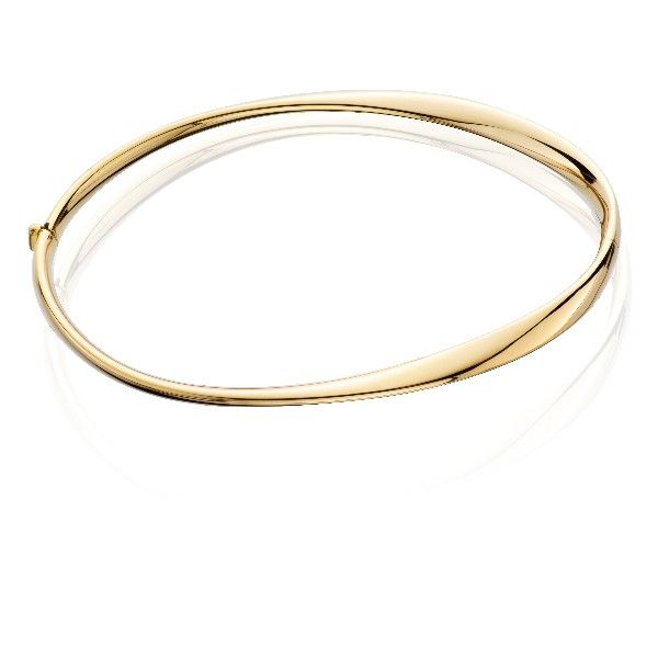 Yellow Gold Hinged Bangle Bracelet J. Thomas Jewelers Rochester Hills, MI