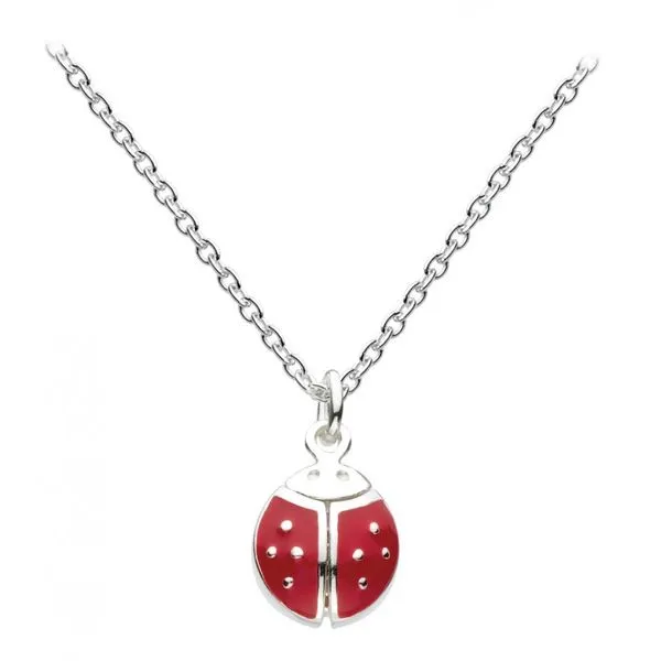 Flying Ladybug Red Enamel. Pendant J. Thomas Jewelers Rochester Hills, MI