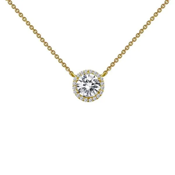 1.23 Carat Lafonn Halo Pendant J. Thomas Jewelers Rochester Hills, MI