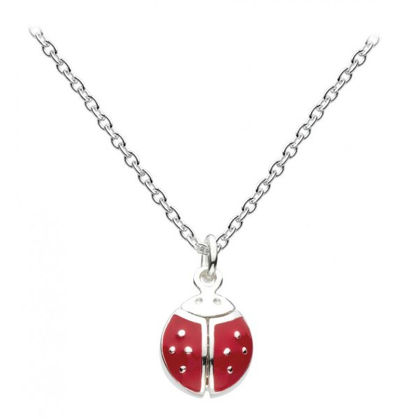 Flying Ladybug Red Enamel. Pendant J. Thomas Jewelers Rochester Hills, MI