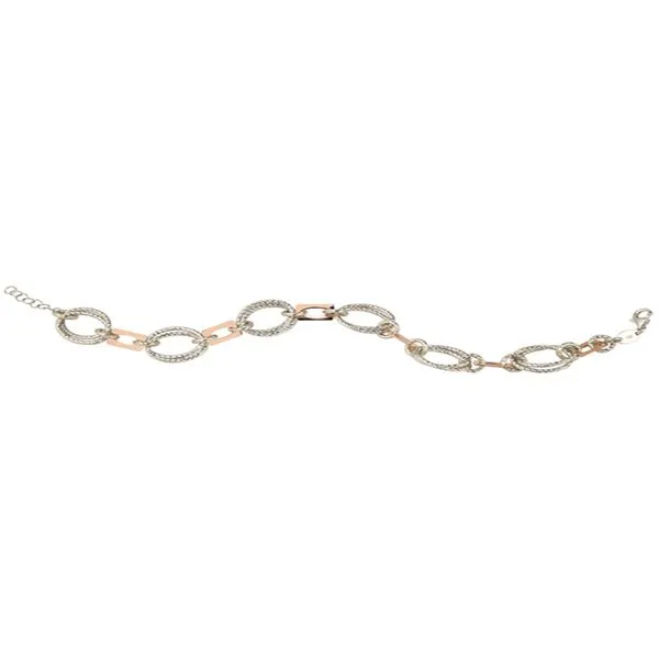 Sterling Silver Rose Gold Plated Abigail Bracelet J. Thomas Jewelers Rochester Hills, MI