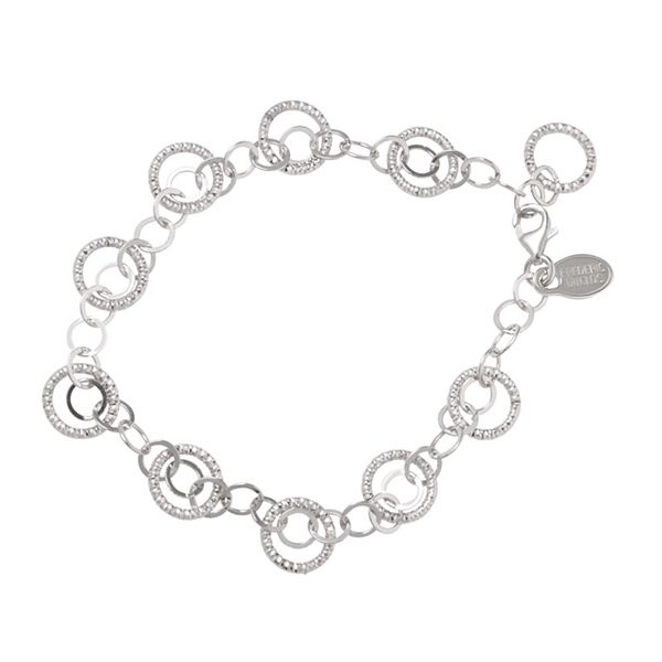 Multi Circle Sterling Silver Bracelet J. Thomas Jewelers Rochester Hills, MI