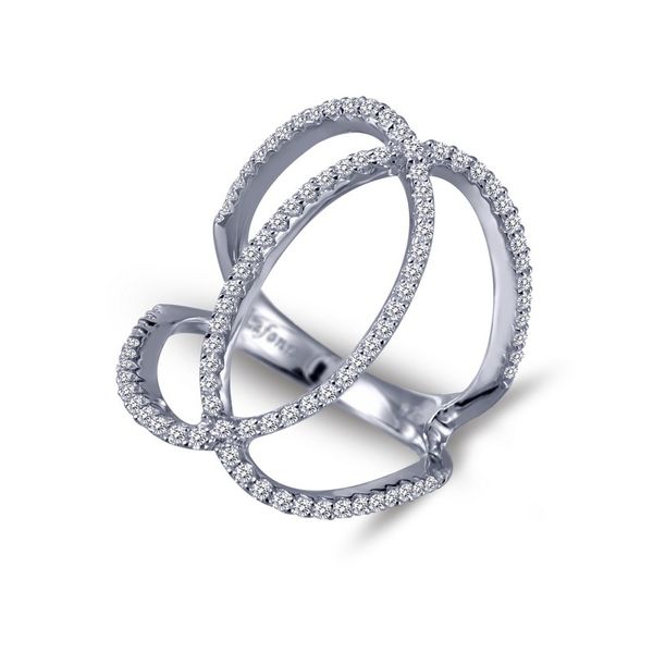 Stylish Open Design Lafonn Ring J. Thomas Jewelers Rochester Hills, MI