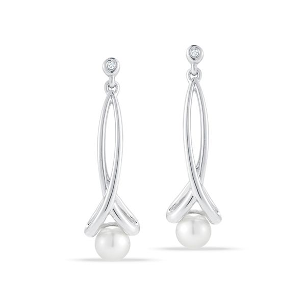 Allure of Pearls Double Twist Earrings J. Thomas Jewelers Rochester Hills, MI