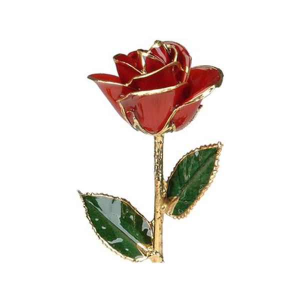 24K Gold Everlasting Rose -July J. Thomas Jewelers Rochester Hills, MI