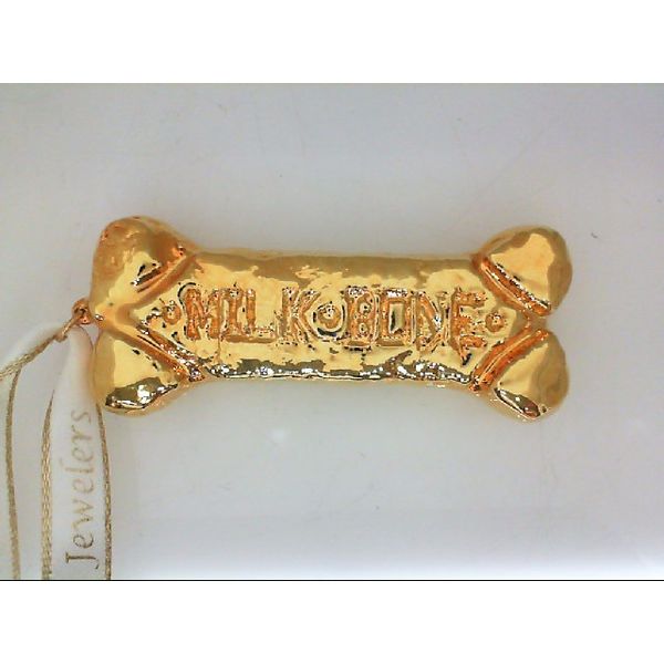 24 Karat Gold Milk Bone Biscuit J. Thomas Jewelers Rochester Hills, MI