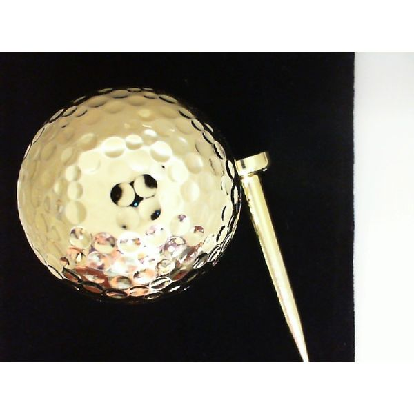 24 Karat Gold Plated  Golfball And Gold Tee J. Thomas Jewelers Rochester Hills, MI