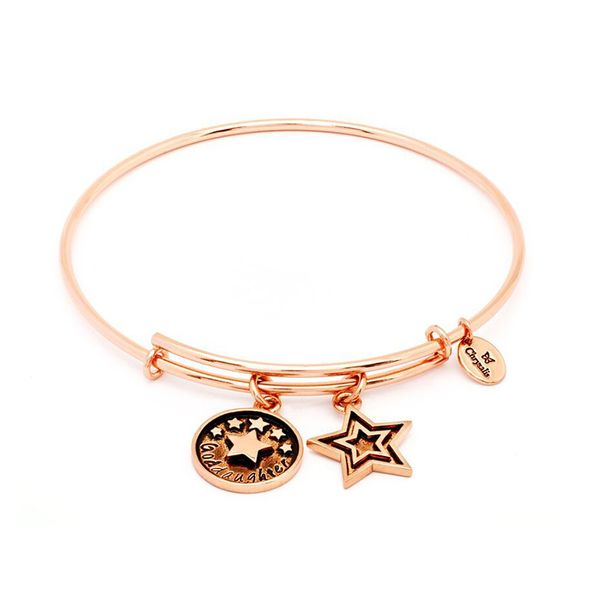 Goddaughter Expandable Bangle Rose J. Thomas Jewelers Rochester Hills, MI