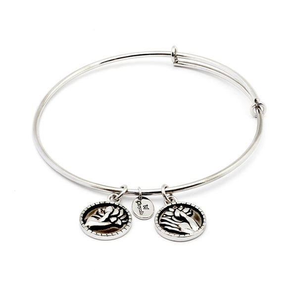 Creativity Expandable Bangle Rhodium J. Thomas Jewelers Rochester Hills, MI