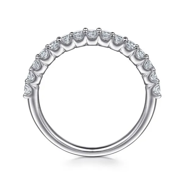 14K White Gold Shared Prong Set Diamond Wedding Band Image 2 Koerbers Fine Jewelry Inc New Albany, IN