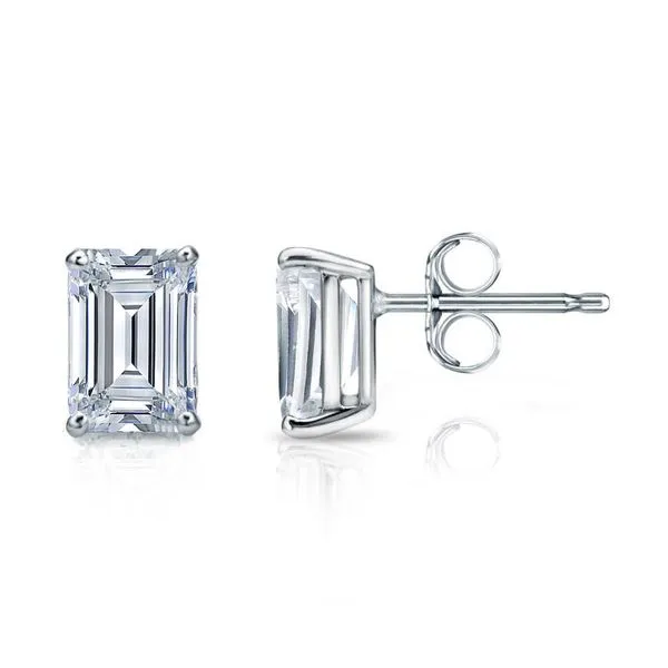 14K White Gold Diamond Stud Earrings 0.48 CTW Koerbers Fine Jewelry Inc New Albany, IN