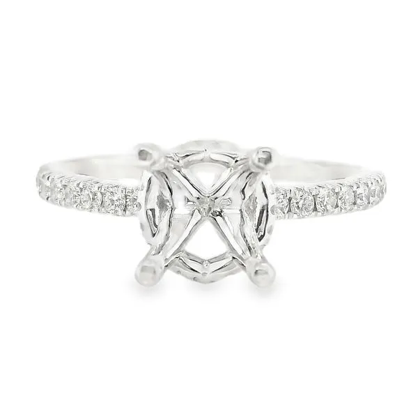 Estate 14K White Gold Diamond Engagement Ring Mountring from A Jaffe Koerbers Fine Jewelry Inc New Albany, IN