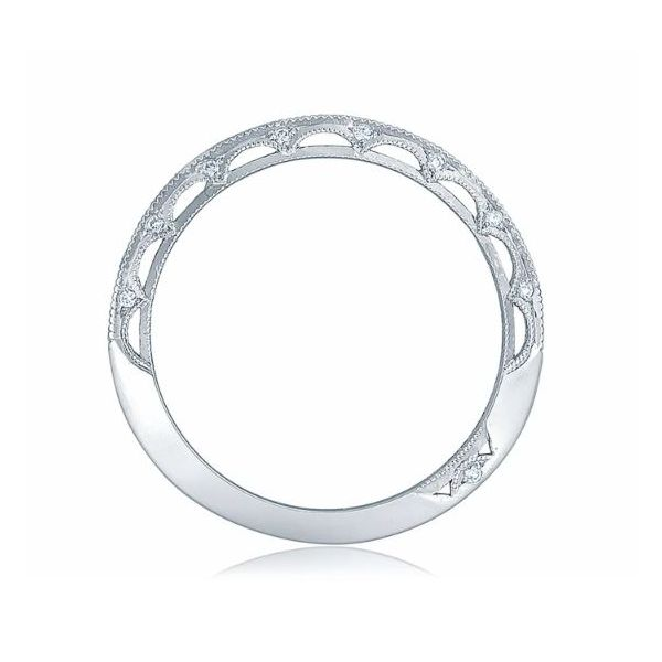 Tacori Reverse Crescent Diamond Wedding Band Image 2 Koser Jewelers Mount Joy, PA