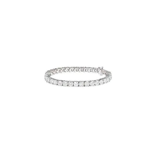 Diamond Tennis Bracelet With 37 Round Diamonds 12.45 Carat Total Diamond Weight Koser Jewelers Mount Joy, PA