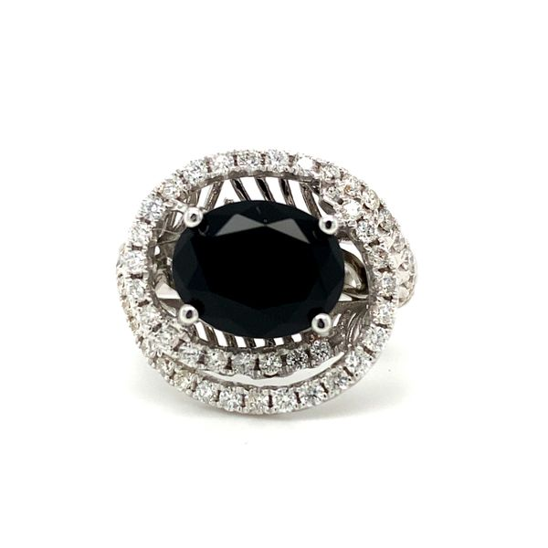 Onyx & Diamond Swirl Ring Koser Jewelers Mount Joy, PA