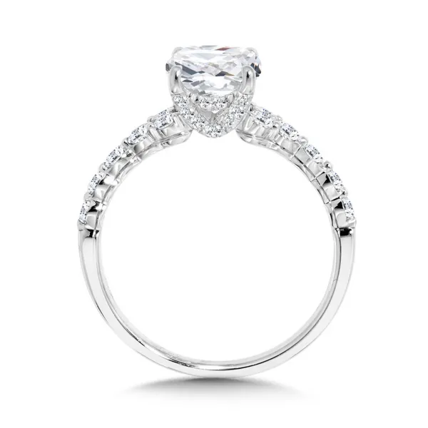 14KW .50CTW Diamond Semi-Mount Engagment Ring Image 2 Kiefer Jewelers Lutz, FL