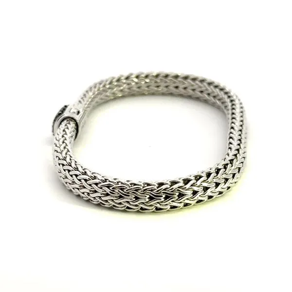 John Hardy Sterling Silver Black Sapphire Bracelet Image 3 Kiefer Jewelers Lutz, FL