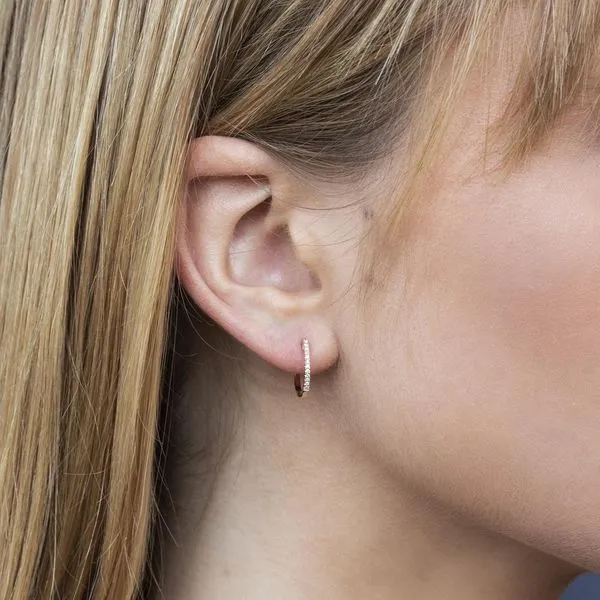 0.08tw Shy Creation Kate Diamond Huggie Earrings Image 3 La Mine d'Or Moncton, NB