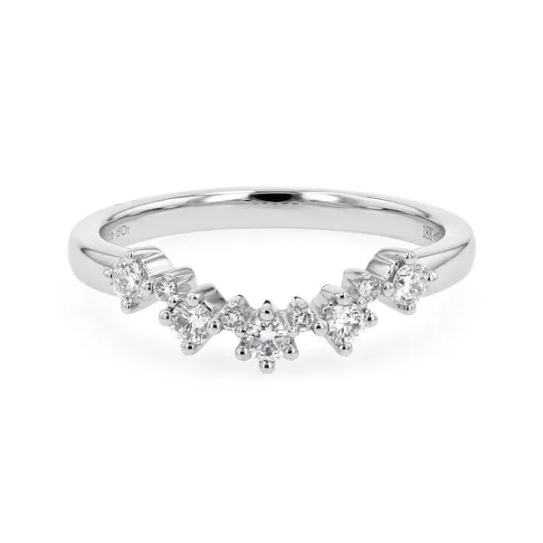 0.25tw Diamond Curved Wedding Band La Mine d'Or Moncton, NB