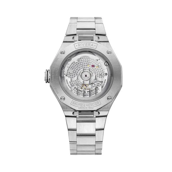 Baume & Mercier Riviera Automatic Watch Grey Dial 39mm Image 2 La Mine d'Or Moncton, NB