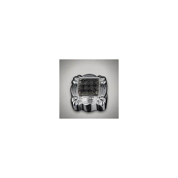 Sterling Silver Pave Black CZ Slide Lee Ann's Fine Jewelry Russellville, AR