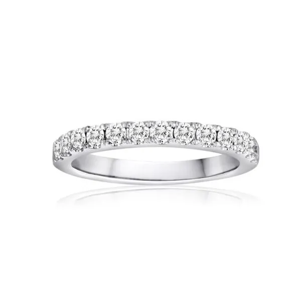 Roman & Jules .55ctw Diamond Wedding Band - White Gold Lumina Gem Wilmington, NC