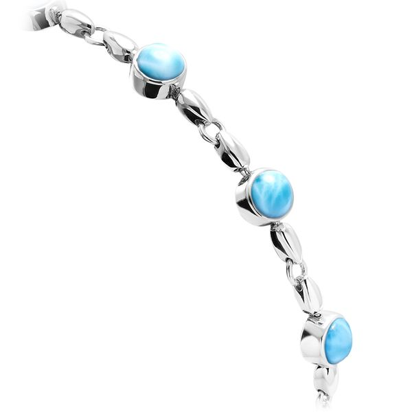 Marahlago Liquido Larimar Link Bracelet Lumina Gem Wilmington, NC