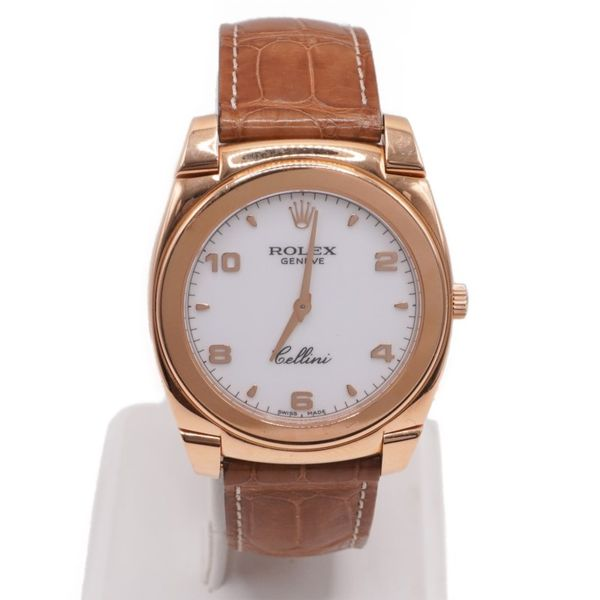 Rolex Cellini 18k Rose Gold Watch Lumina Gem Wilmington, NC