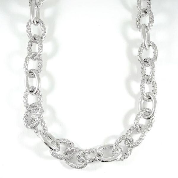 Charles Garnier Sterling Silver Link Necklace - 18