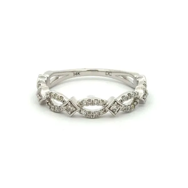 14K White Gold Wedding Band with 0.25ct Round Diamonds – Elegant & Timeless Design MarBill Jewelers Belle Vernon, PA