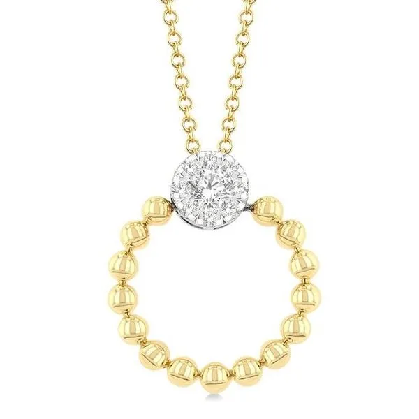 10K Yellow Gold LoveBright Style Diamond Pendant and Chain – 0.15 CTW MarBill Jewelers Belle Vernon, PA