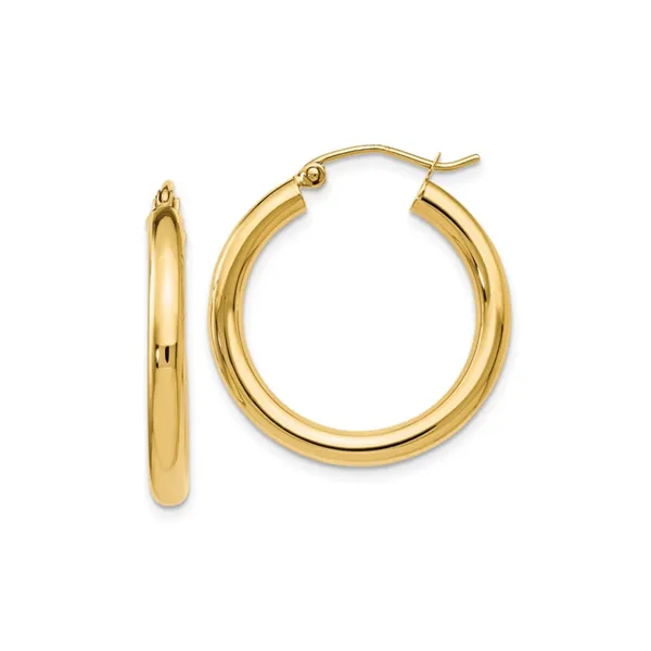Yellow Gold Hoop Earrings Mark Jewellers La Crosse, WI