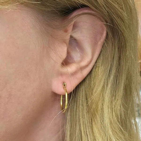 Hypoallergenic Hoop Earrings Image 2 Mark Jewellers La Crosse, WI