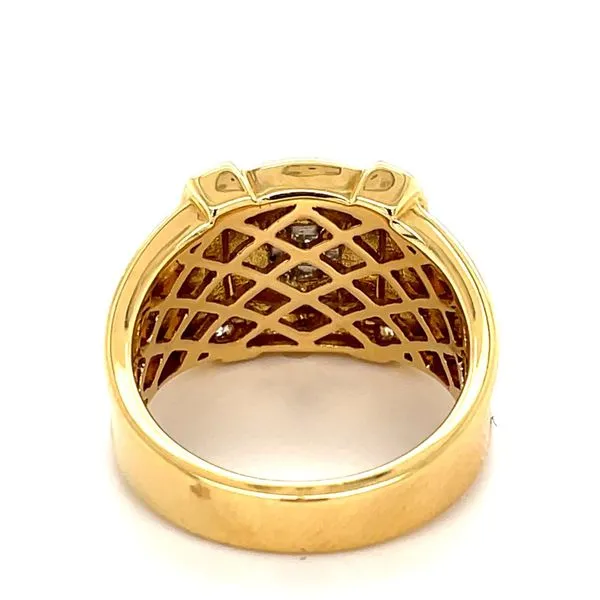 Yellow Gold Diamond Ring Image 4 McCarver Moser Sarasota, FL