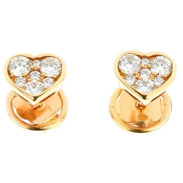 Heart stud style earring McCarver Moser Sarasota, FL