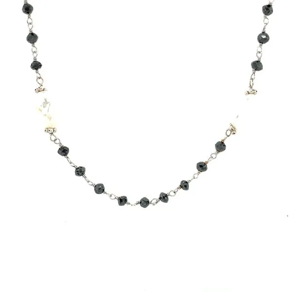 Black Diamond Necklace McCarver Moser Sarasota, FL