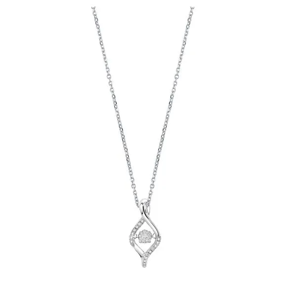 Rhythm of Love Sterling Silver Diamond Pendant Mees Jewelry Chillicothe, OH