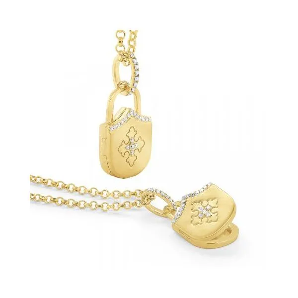 Yellow Gold Maltese Cross Locket Image 2 Meigs Jewelry Tahlequah, OK