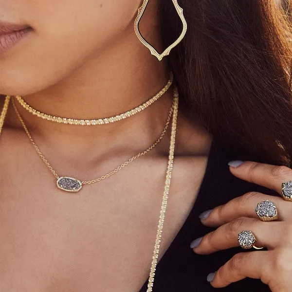 Kendra Scott Elisa Multi Drusy Necklace Image 2 Meigs Jewelry Tahlequah, OK