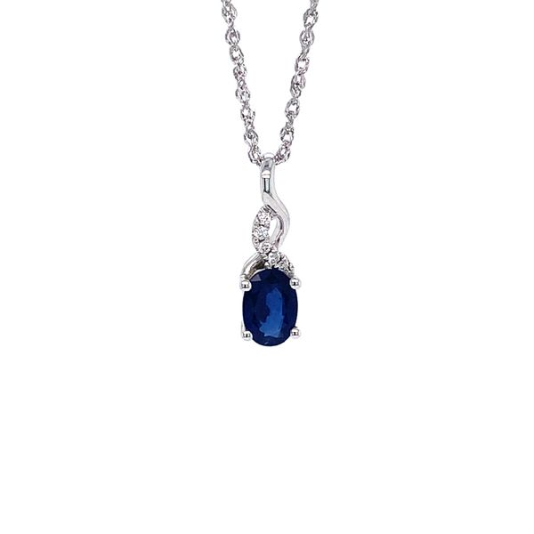 OVAL SAPPHIRE NECKLACE Miller's Fine Jewelers Moses Lake, WA