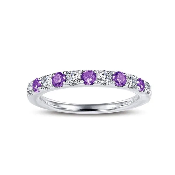 AMETHYST & CUBIC ZIRCONIA BAND Miller's Fine Jewelers Moses Lake, WA