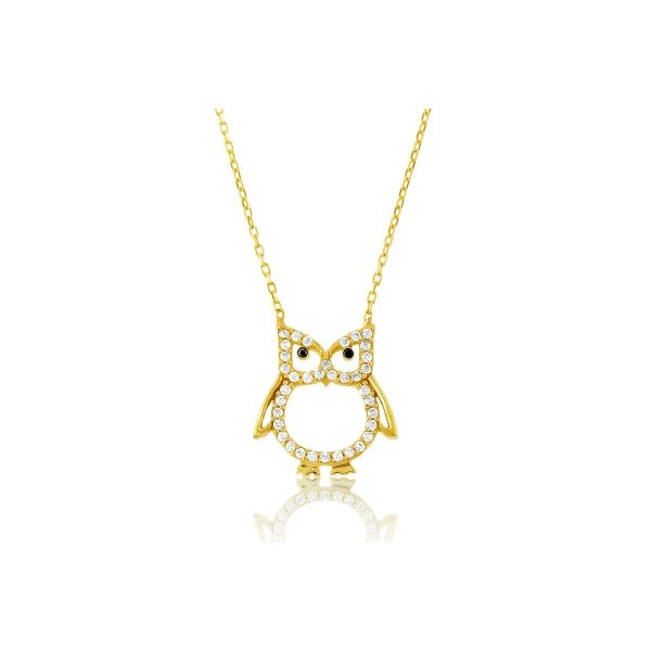 GOLD PLATED OWL NECKLACE Miller's Fine Jewelers Moses Lake, WA