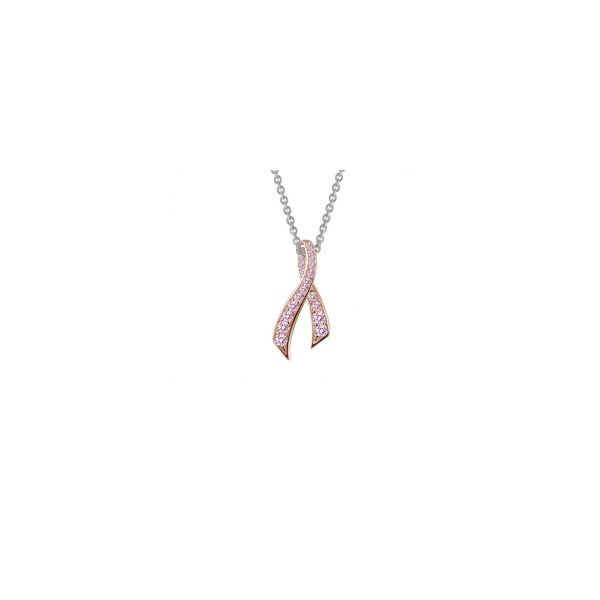 SILVER BREAST CANCER NECKLACE Miller's Fine Jewelers Moses Lake, WA