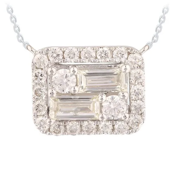 Square Diamond Necklace by Heera Moti Mitchell's Jewelry Norman, OK