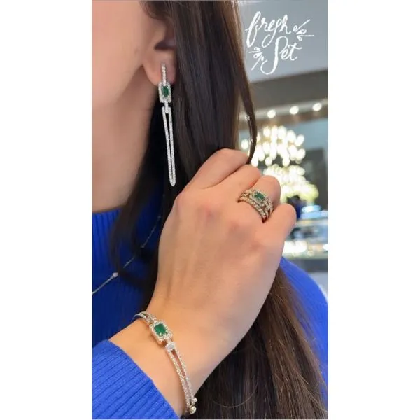 Colored Stone Earring Image 2 Mollys Jewelers Brooklyn, NY