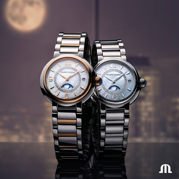 Maurice Lacroix Watch FIABA Moonphase 32mm FA1084-SS002-170-1 Image 2 Mollys Jewelers Brooklyn, NY