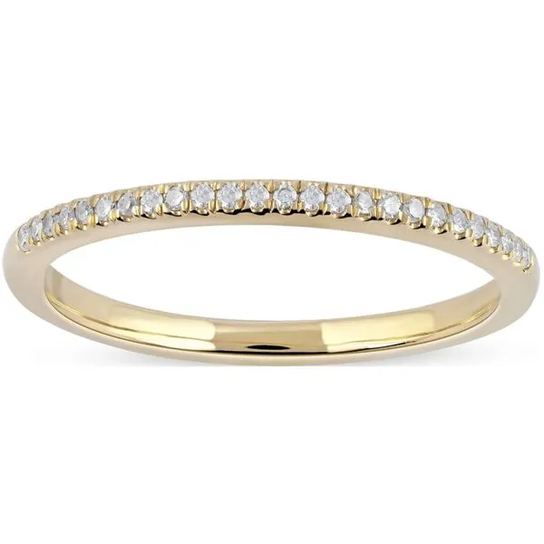14K White Gold Half Anniversary Diamond Wedding Band Moore Jewelers Laredo, TX